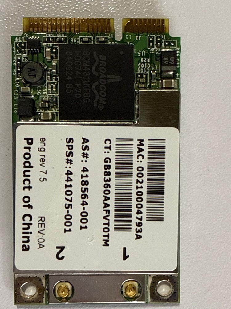 Broadcom BCM94311MCAGBP1