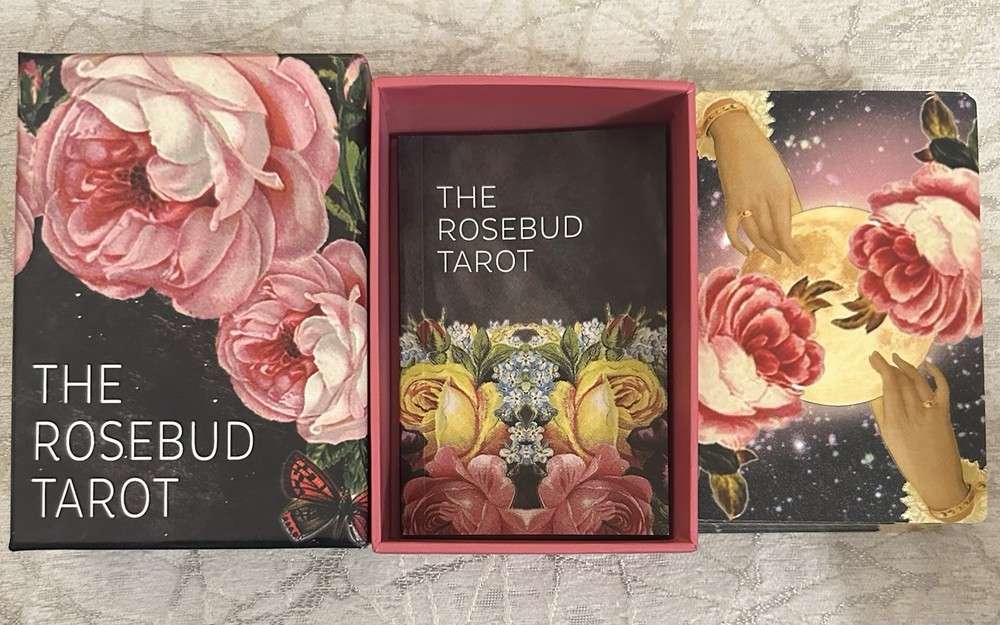 The Rosebud Tarot Card Deck Complete Set with Guidebook and Box