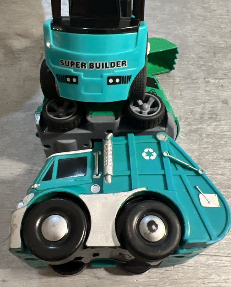 Builder Super Power Construction Roller Garbage Bucket Loader Truck Lot 3