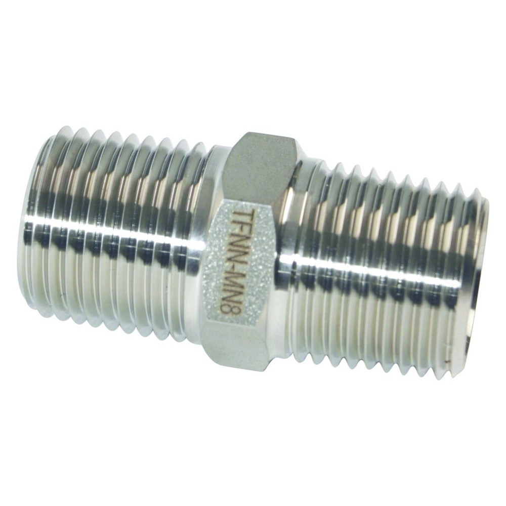 Threaded NPT Nipple | MNPT 1/2 inch - SS316 (5 Pack)