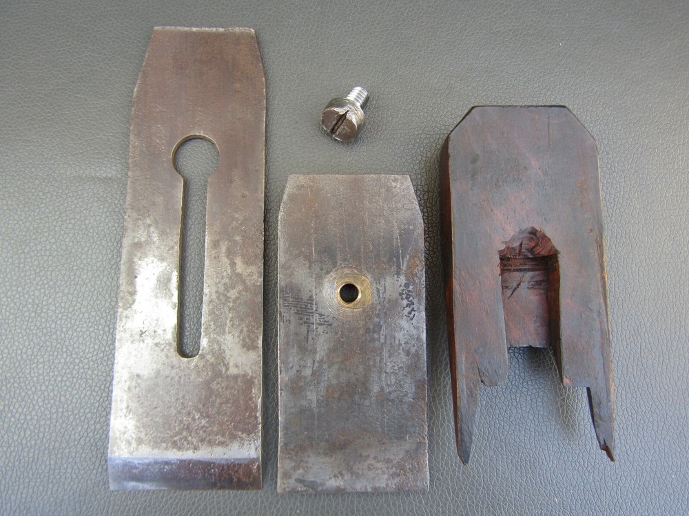 Wooden 16" jack plane vintage old tool with offset handle