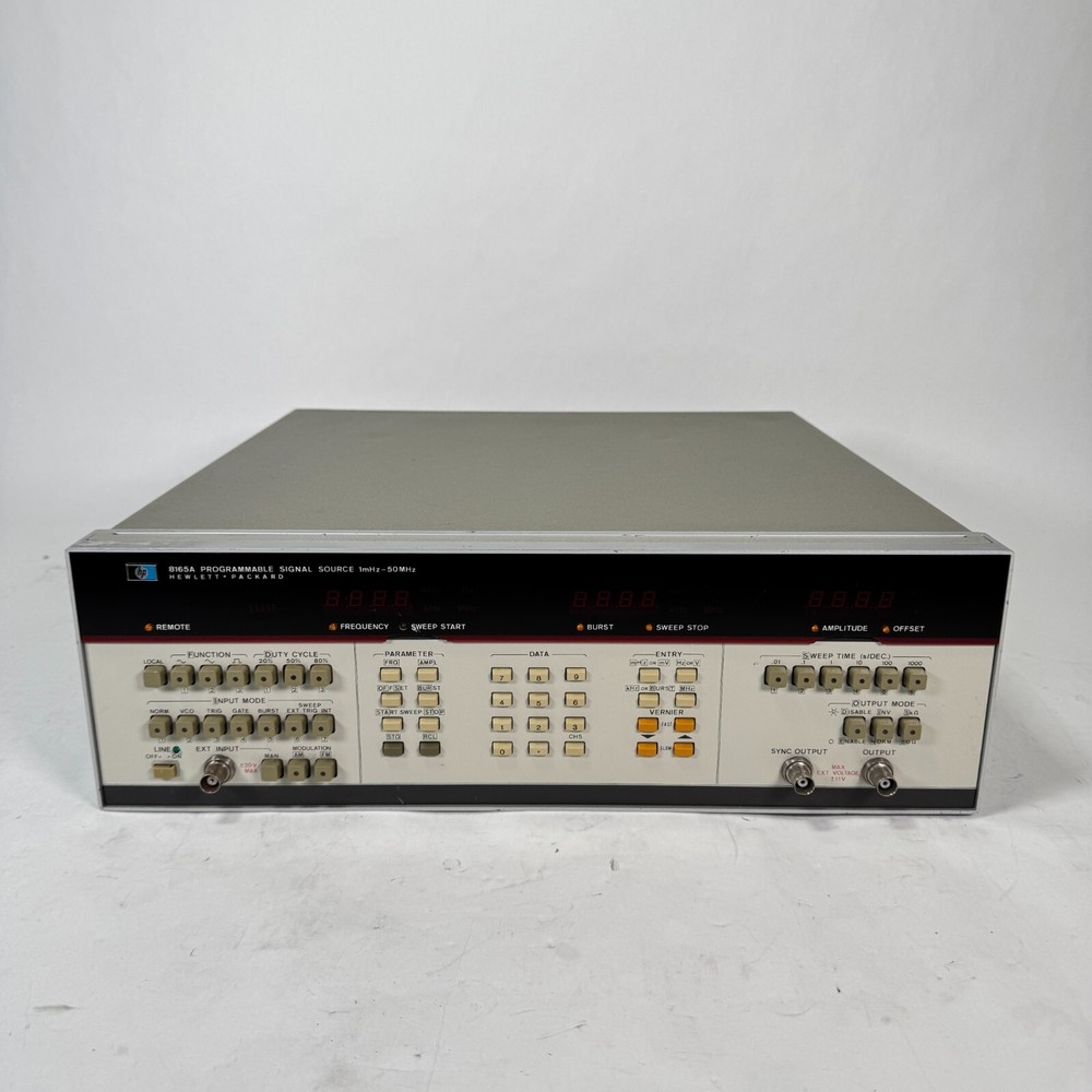 HP 8165A Programmable Signal Source ⚡️ Fast Shipping | Sold As Is