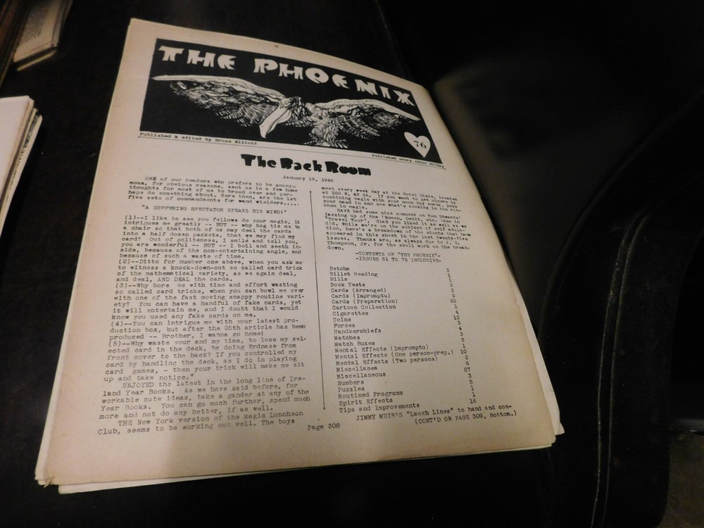 The Phoenix Magic Magazine For Magicians # 76