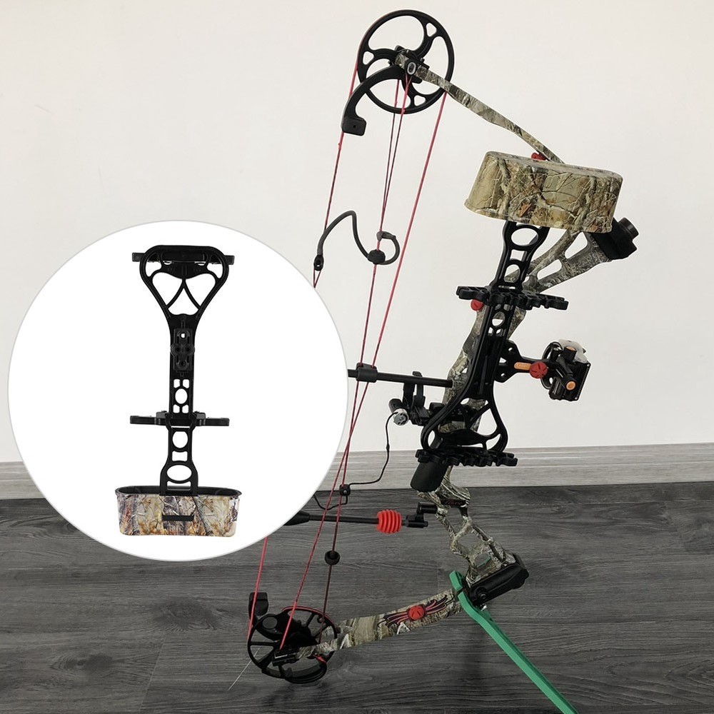 Archery Quiver Black Accessory Universal For Compound Bow Hunting Shooting
