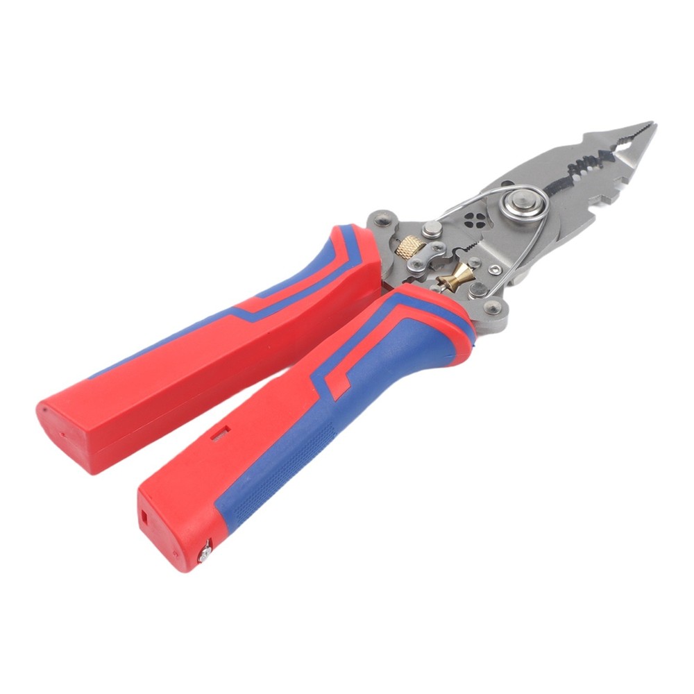 Foldable 10 in 1 Wire Stripper and Tester High Carbon Steel for Electrical Work