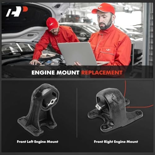 2PCS Front Left and Right Engine Motor Mount Set Compatible with Ram 2500