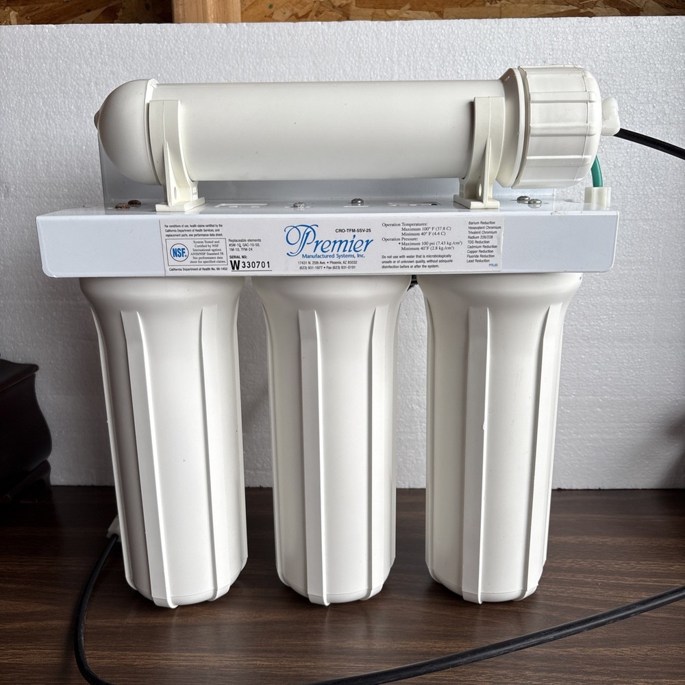 Watts Premier Reverse Osmosis Water Filtration System CRO-TFM-5SV-25