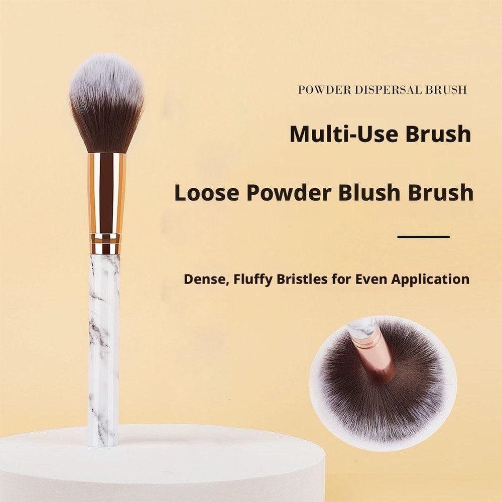 Marble-patterned makeup brushes High lighter Contour Blush Tools Cosmetic O5B5