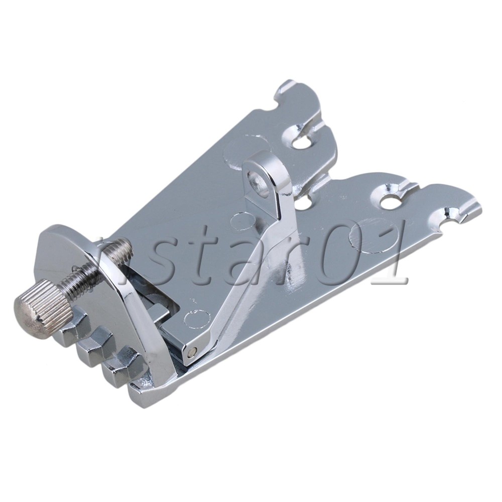 5 String Zinc Alloy Banjo Tailpiece Silver