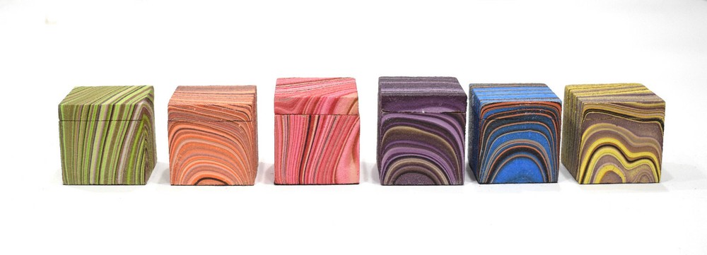 Boxes Indonesian Sand Painted Boxes