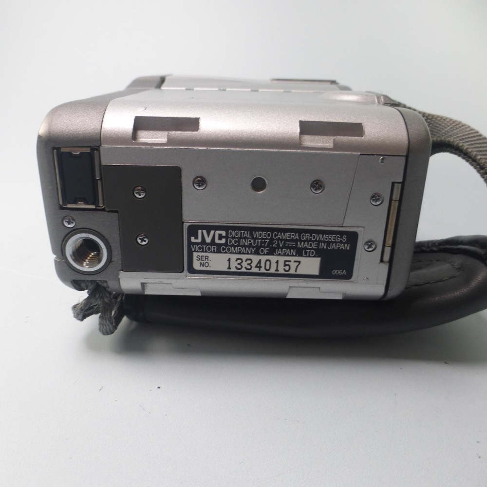 JVC GR-DVM55 Handheld MiniDV Camcorder Silver Tested