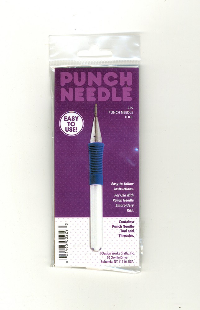 Design Works ~ Punch Needle Tool and Threader (with 2 Threaders) #DW229