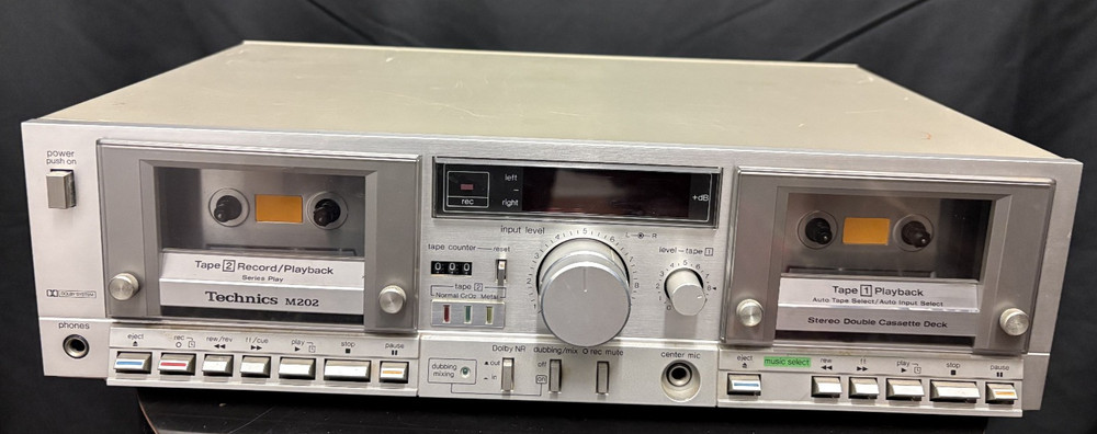 VTG Technics RS-M202 Cassette Deck Player & Recorder AS IS! READ DESCRIPTION!