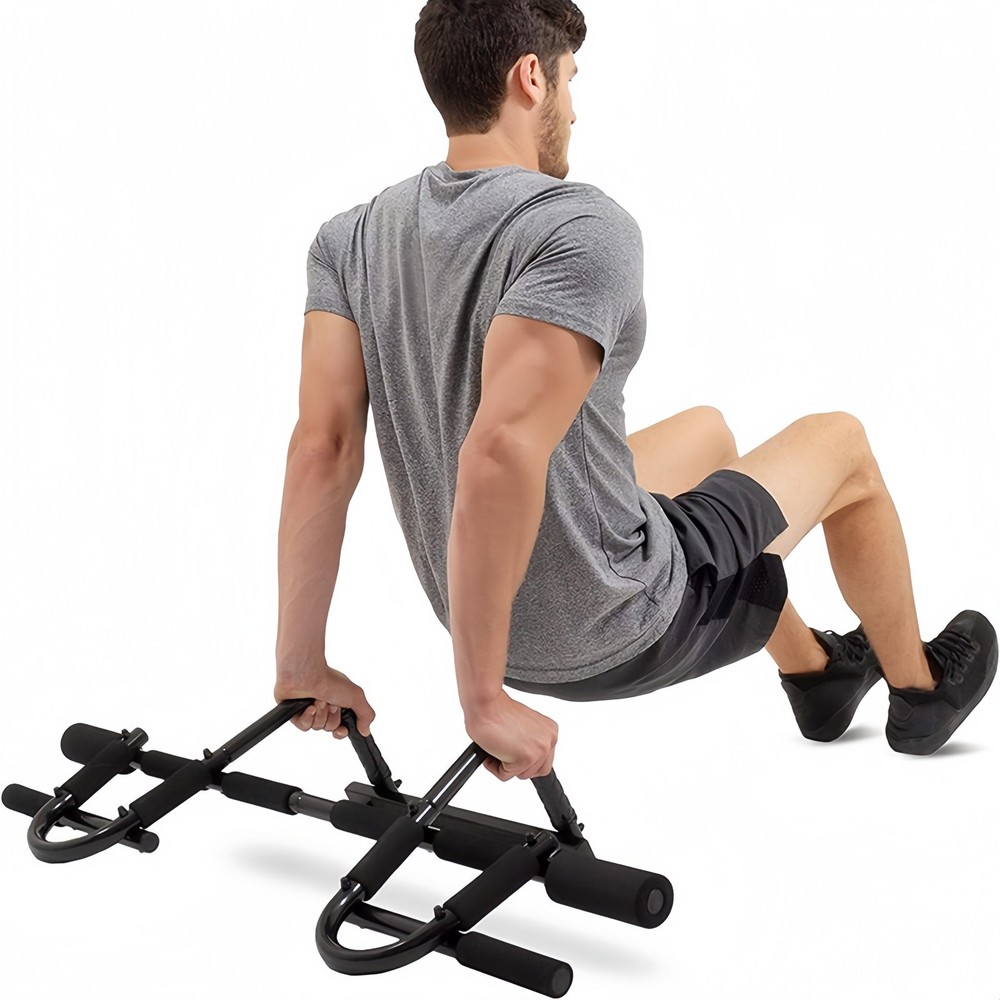 New 2.0 Deluxe Doorway Chin Up Pull Up Bar Multi-Function Home Gym