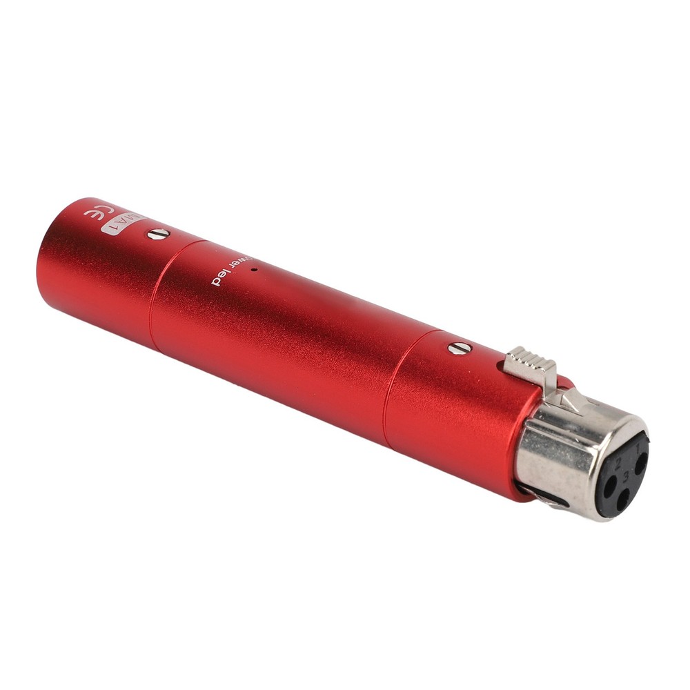 Red Inline Microphone Preamp Lossless Amplification Dynamic Active Inline NY