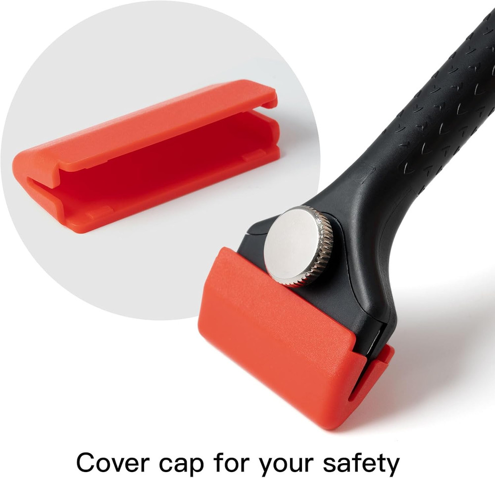 Long Handle Scraper Tool Kit Includes 2 Pcs Razor Blade Scraper and 20 PCS 1.5 I