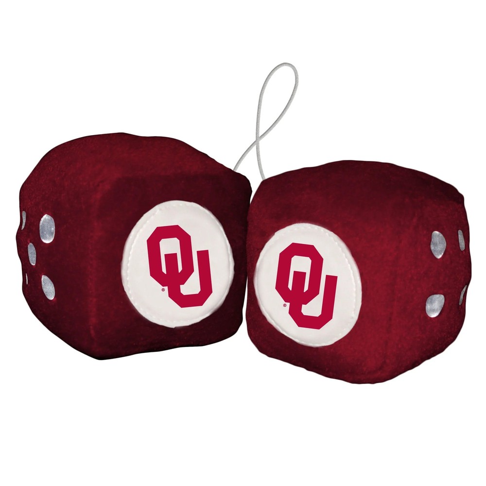 Oklahoma Sooners Fuzzy Dice
