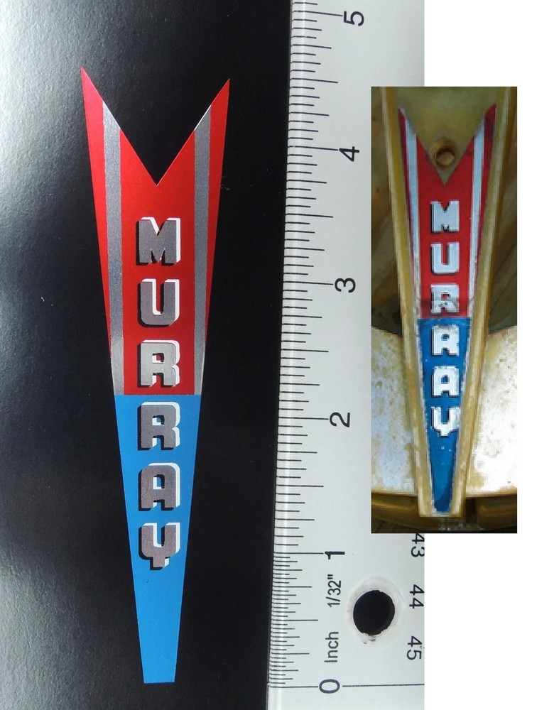 Murray bezel badge decal