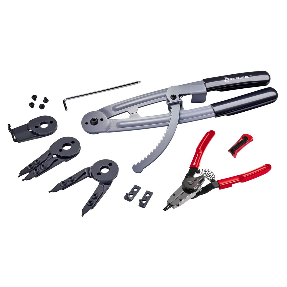 Powerbuilt 2 Pc. 16" / 7" Snap-Ring Piston Ring Pliers Set - 240178