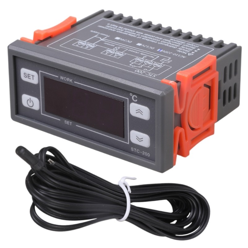 Digital Temperature Controller Heating Cooling Centigrade Thermostat Relays
