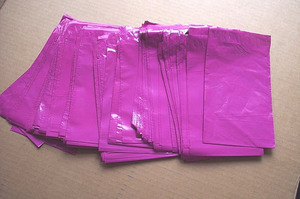 200 Poly Mailers 5 x 7 Mailing Envelope Purple Pink Envelopes Poly Envelopes