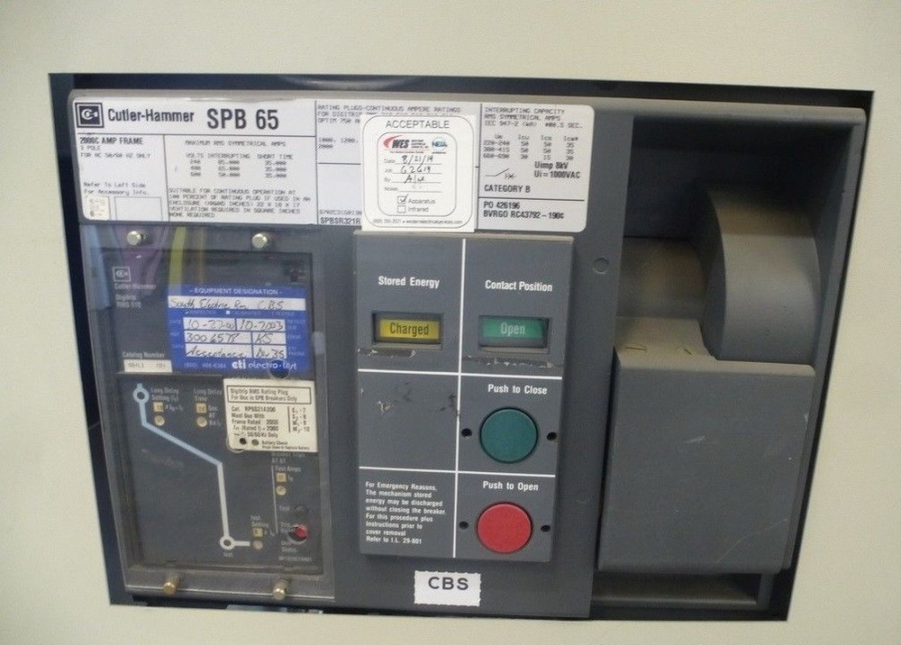 Eaton Powerware 2000A System Bypass switchgear SBM261621011111 2000A CH SPB65