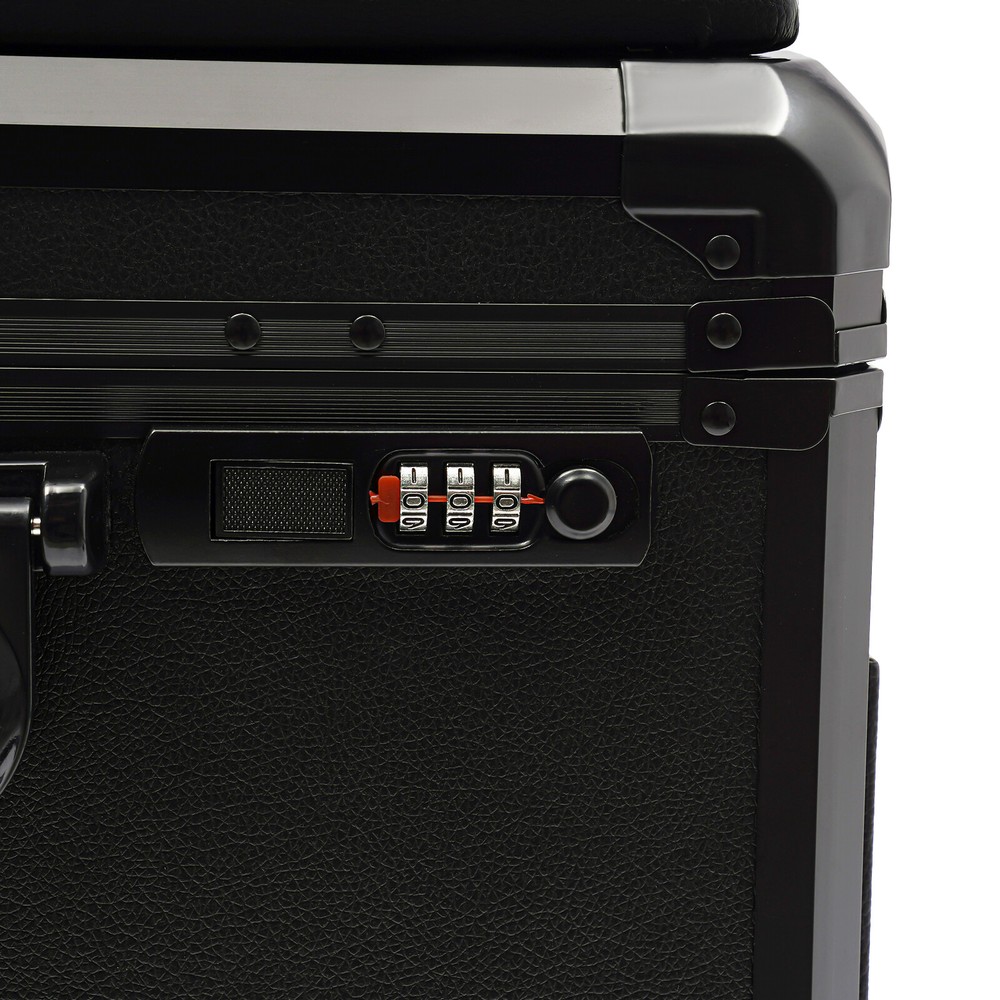 Rolling Makeup Case, Makeup Case with 4 Universal Wheels, Makeup Case with Lock