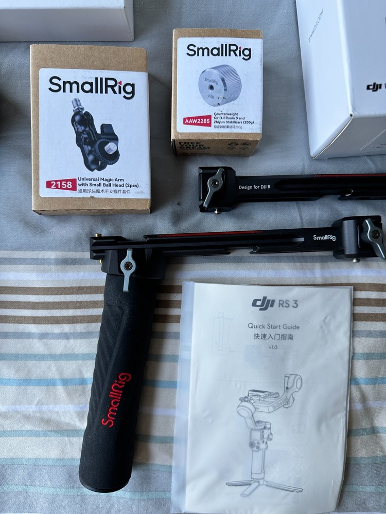 DJI RS 3 Combo Stabilizer RS3 + Raveneye module+extras