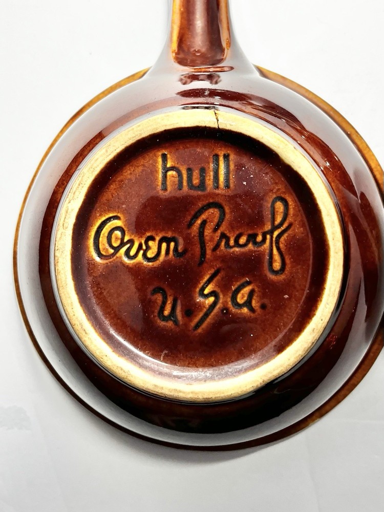 Hull “Brown Drip” 6-Piece Ceramic Dinnerware Set