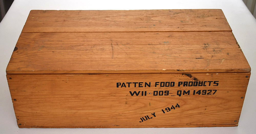 Repro WW2 US Army Field 38pc Pack Empty K Ration Morale Units PATTEN Reenact War