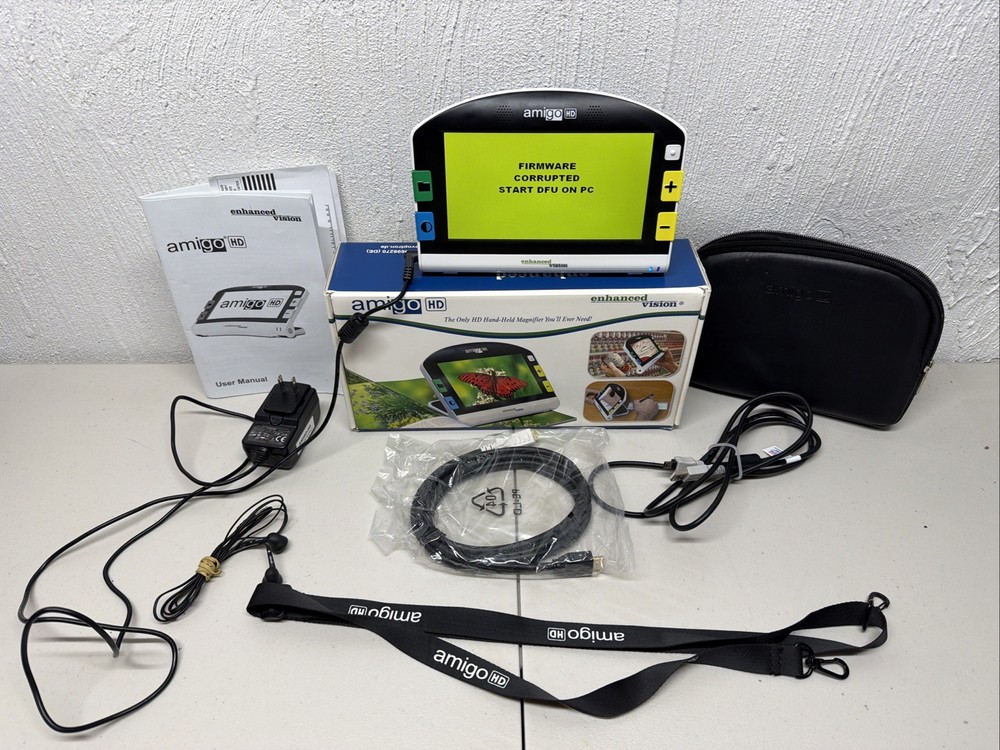 Amigo HD Enhanced Vision Magnifier Color 7" Handheld Reader (Not Working, Read)