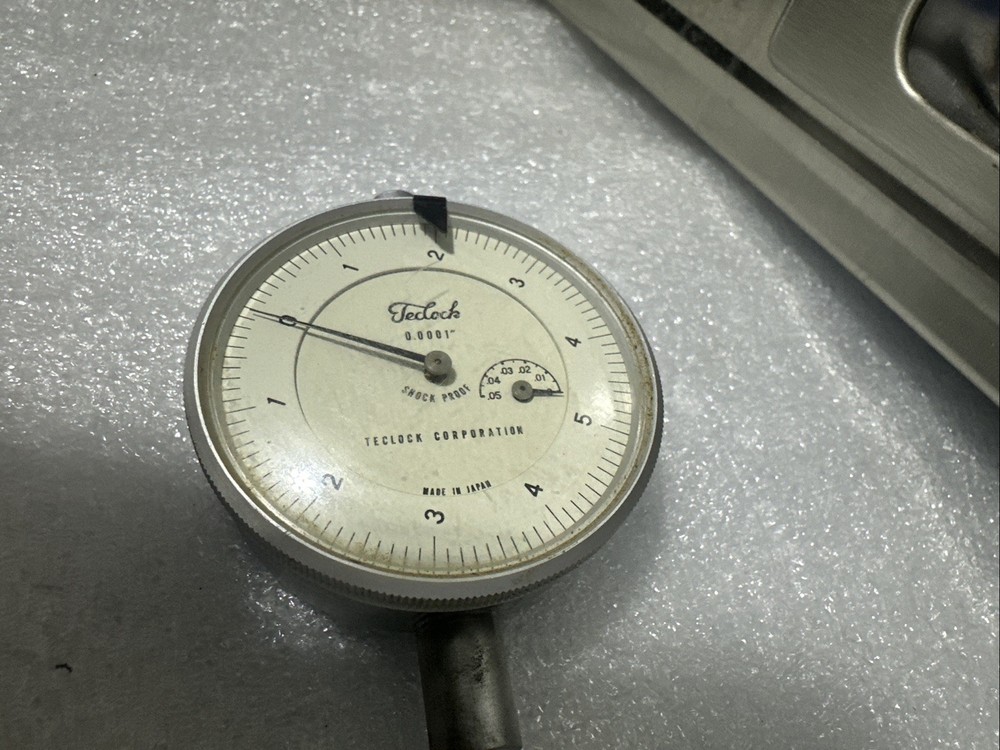 Teclock Dial Indicator Range 0.05" Range, 0.0001"
