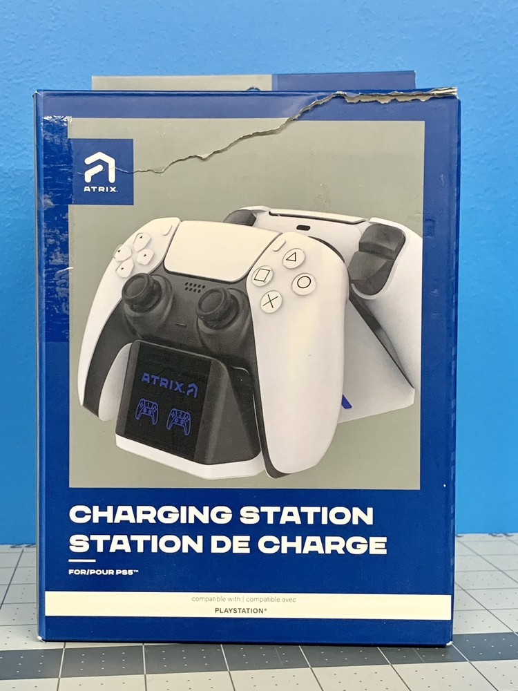 Atrix PS5 PlayStation 5 DualSense controller dual charging dock