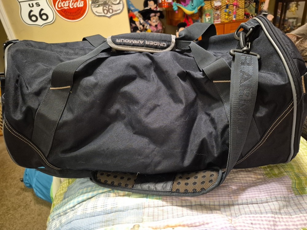 Large Under Amour Storm Black Duffle Bag