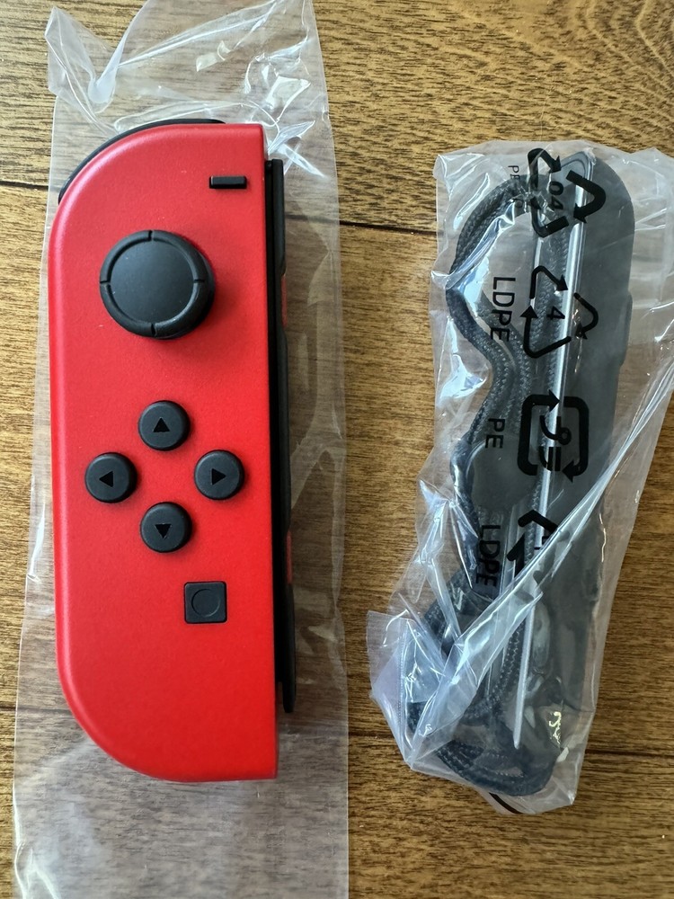 [LEFT RED JOYCON] Nintendo Switch Joy Con w/Strap Controller
