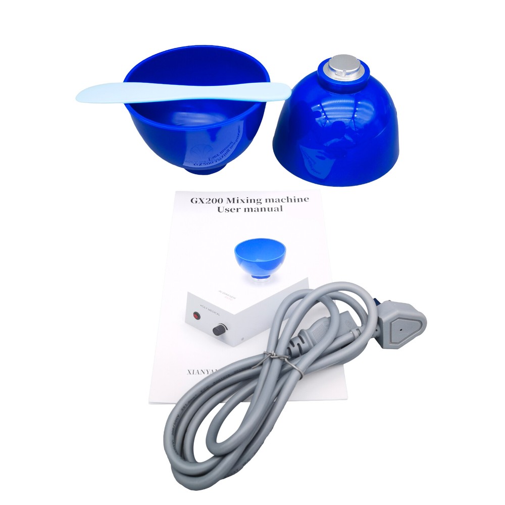 GX200 Dental Lab Impression Material Alginate Mixer Manual Switch Plaster Mixer