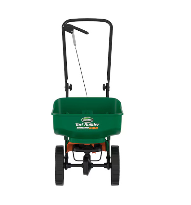 Scotts Turf Builder EdgeGuard Mini Broadcast Spreader 15-lb Capacity Compatible