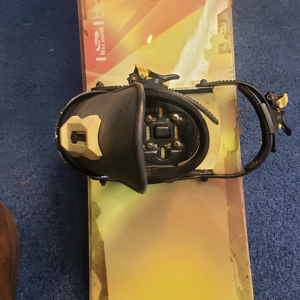 Snowjam Snowboard 138 cm Junior Yellow Mountain + Bindings