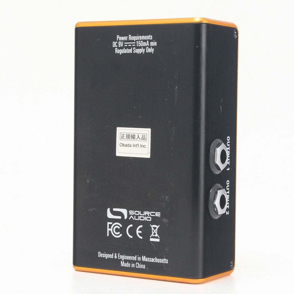 Source Audio Aftershock Bass Distortion Pedal Multi-Parameter Used B+