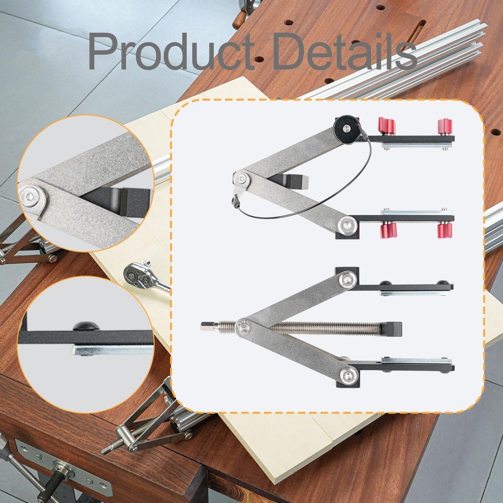 4 Way Pressure Panel Clamp Practical Equipment Woodworking Panel Fixing Clip