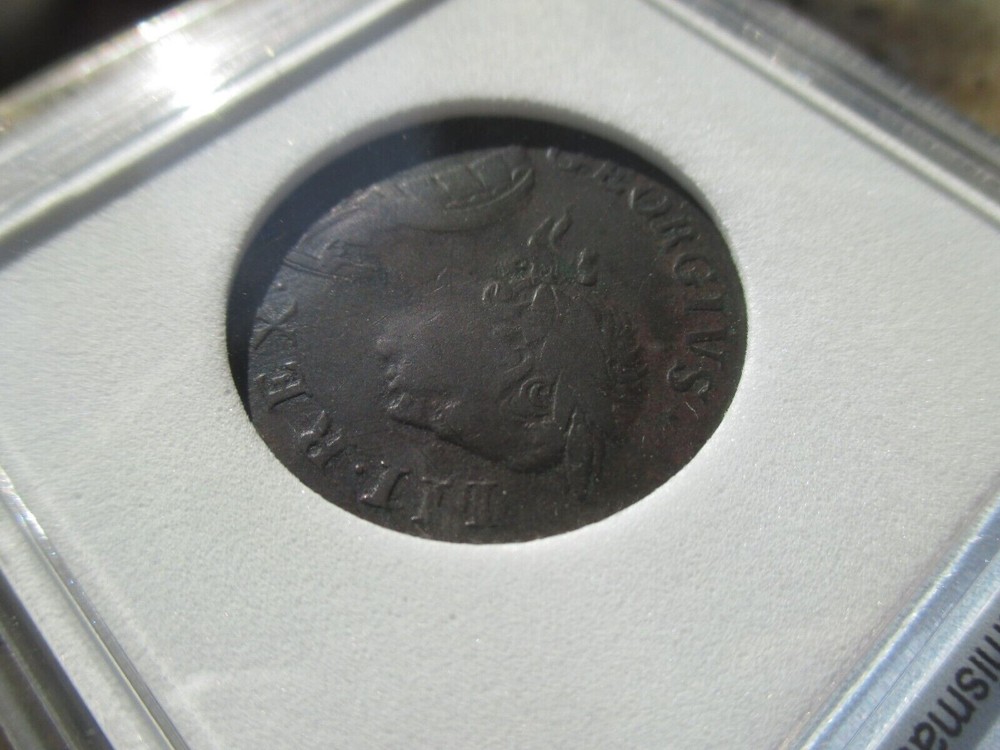 1770 King George III HalfPenny