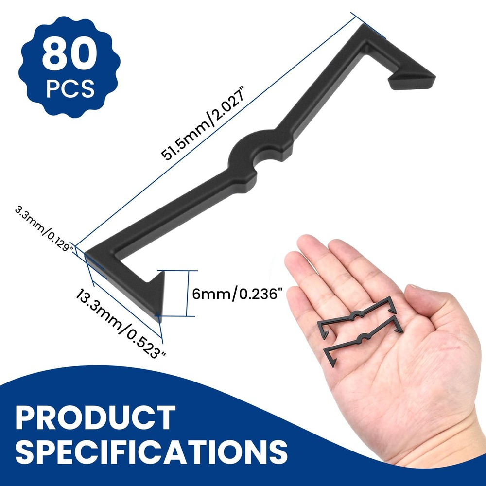 Pegboard Hook Locks Plastic Clip Retainers & Organizer Accessories Organizer