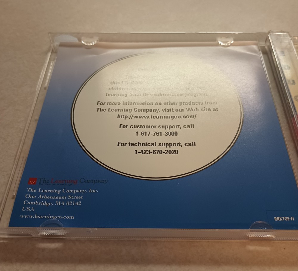 Reader Rabbit's Kindergarten Original Version CD-ROM - Windows 3.1 / 95 / 98