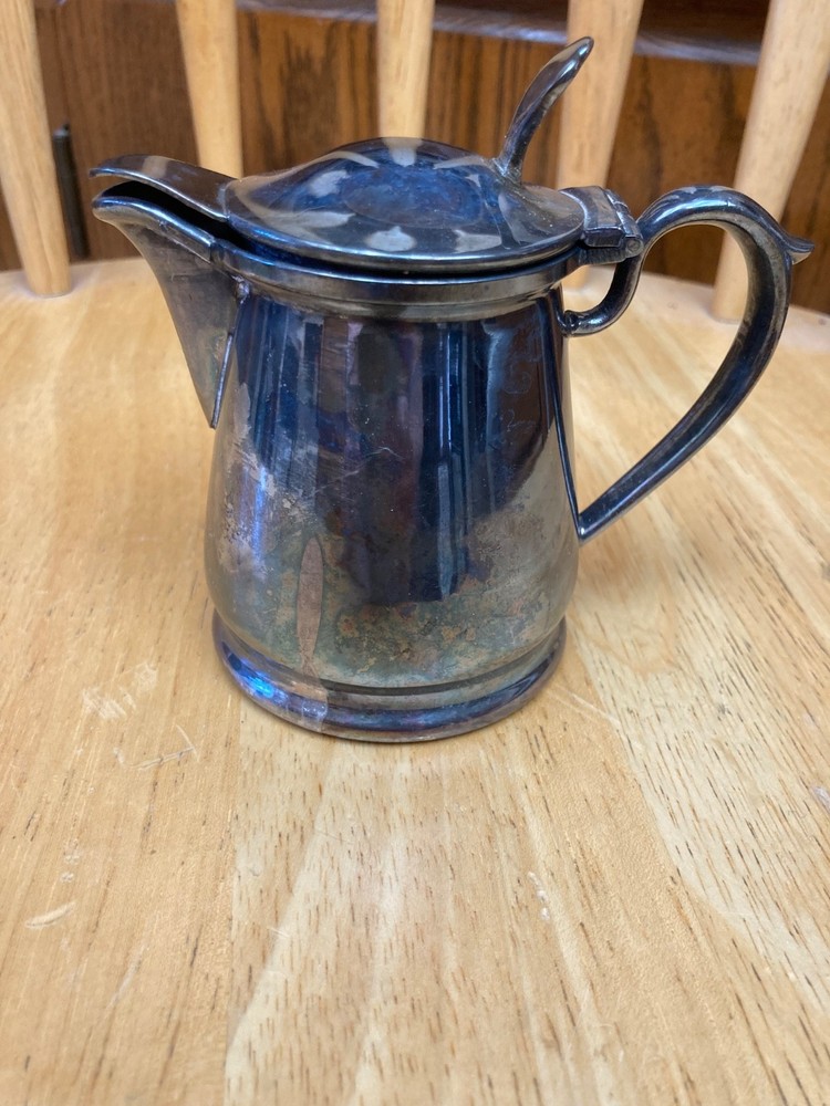 silver-plated creamer pitcher, Continental Mfg. Co