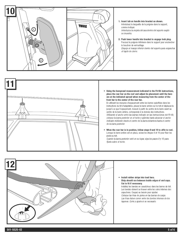 Thule 400xtr Rapid Aero Foot Pack