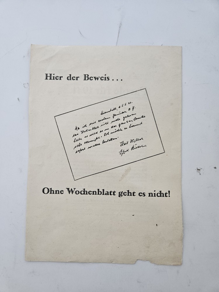 WW2 Farming Newsletter