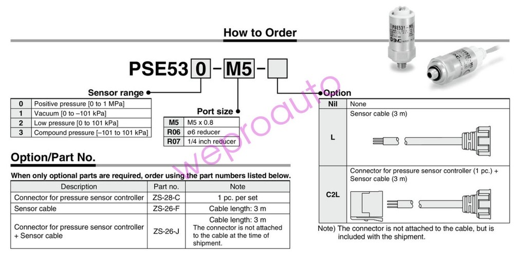 SMC PSE530-M5-L Pressure Sensor Pressure Sensor Controller ✦KD