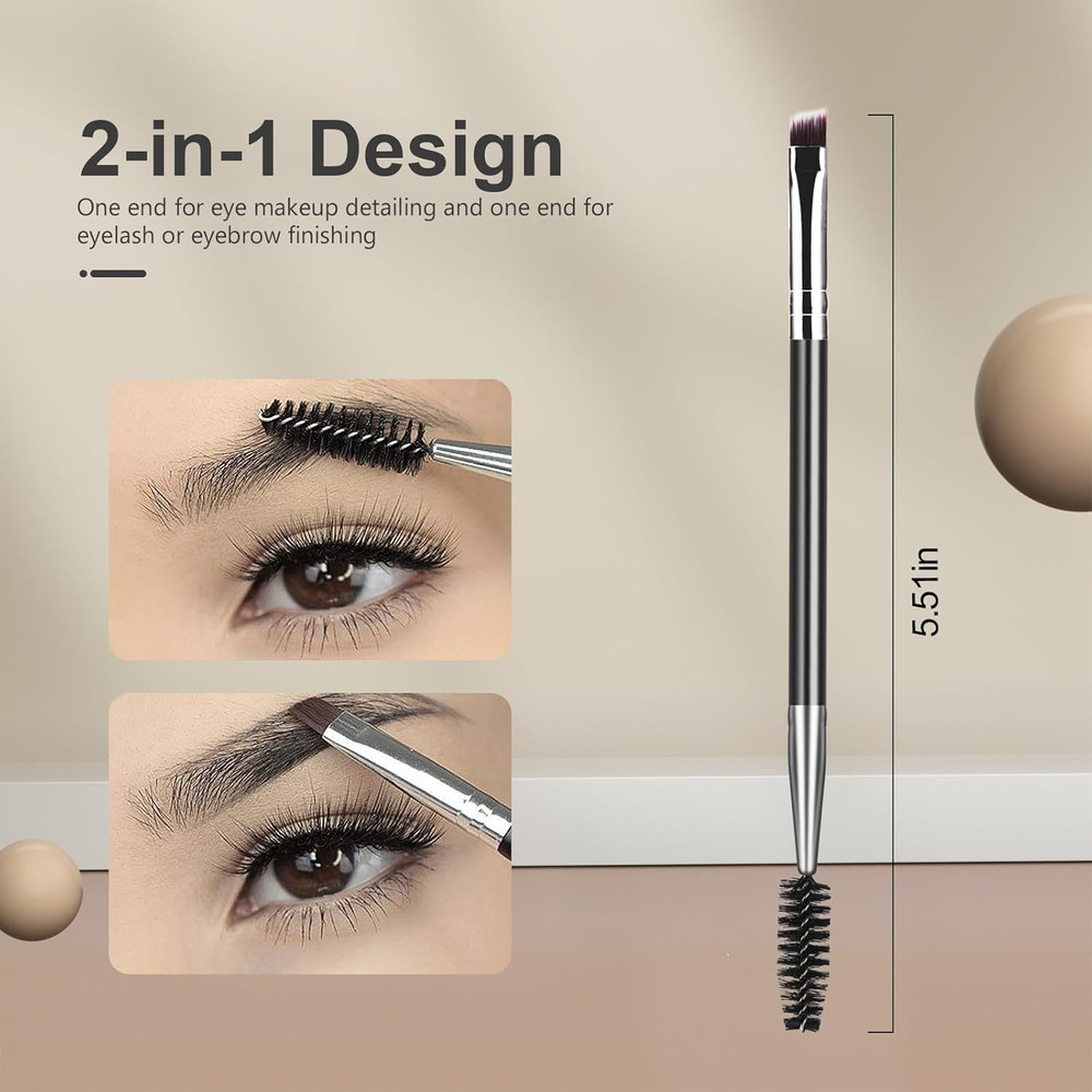 Eyelash Comb Lash Separator Spoolie Brow Brush Makeup Tool 4 Pack Set