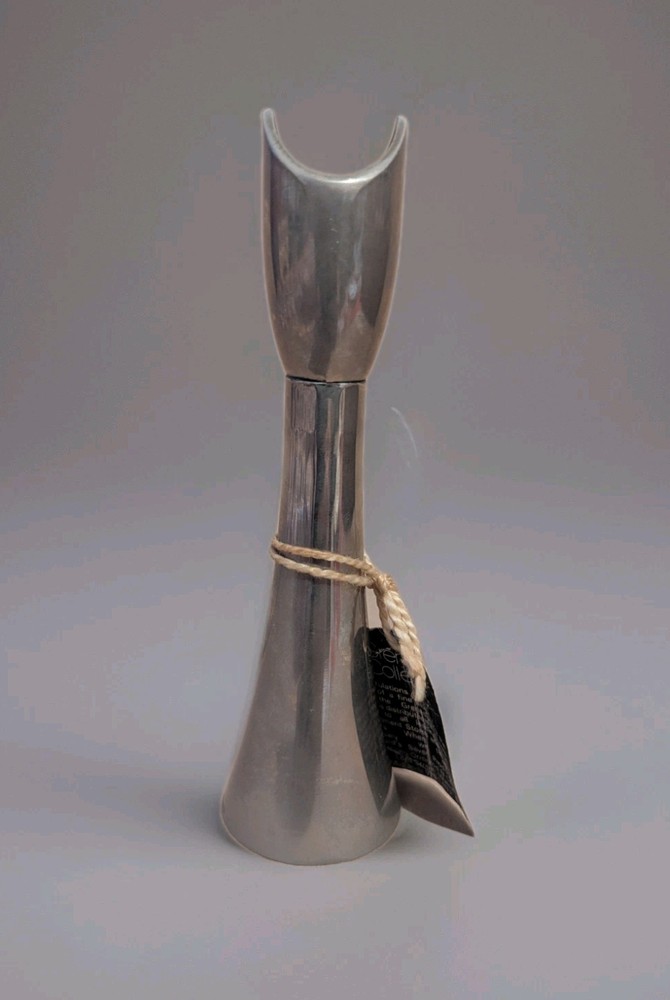 Vintage Grenadier Silver-Plated Single Candle Holder