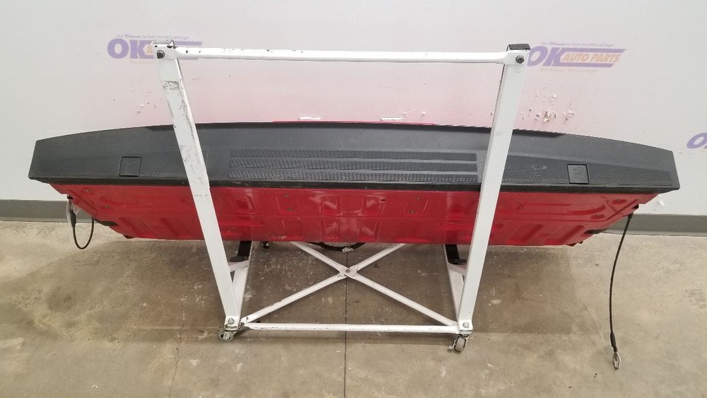 21 FORD F150 XLT TAILGATE ASSEMBLY RED WITHOUT STEP OPTION